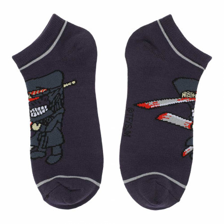 Chainsaw Man Chibi Characters 5-Pair Pack of Ankle Socks